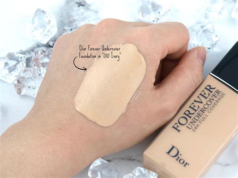 dior undercover foundation ingredients|christian dior forever foundation shades.